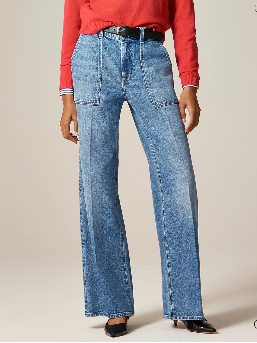 J. Crew Camp Pocket Wide Leg Jean